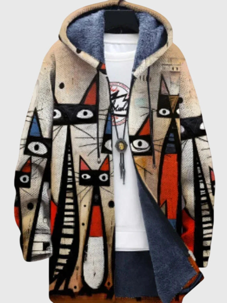 Fashionable Printed Women's Jacket