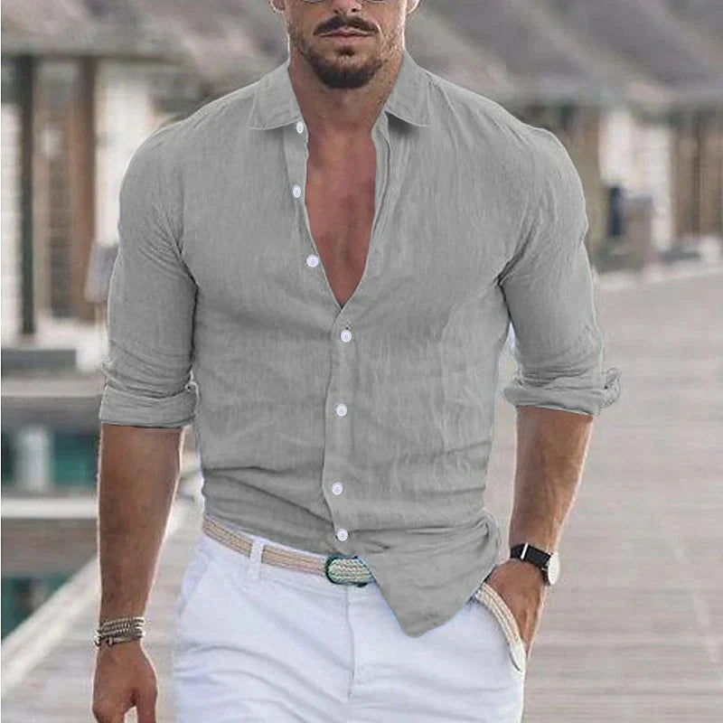 Casual Men's Relaxed Fit Shirt