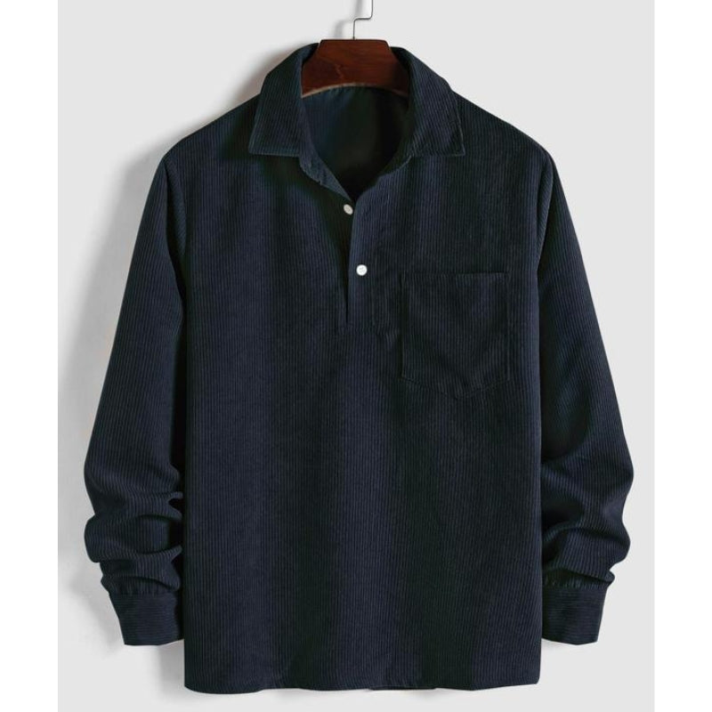 Comfortable Classic Crew Neck Mens Shirt
