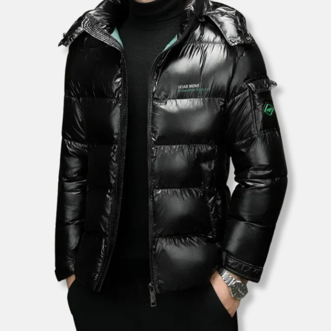 Waterproof Quilted Men's Puffer Coat Regular Fit