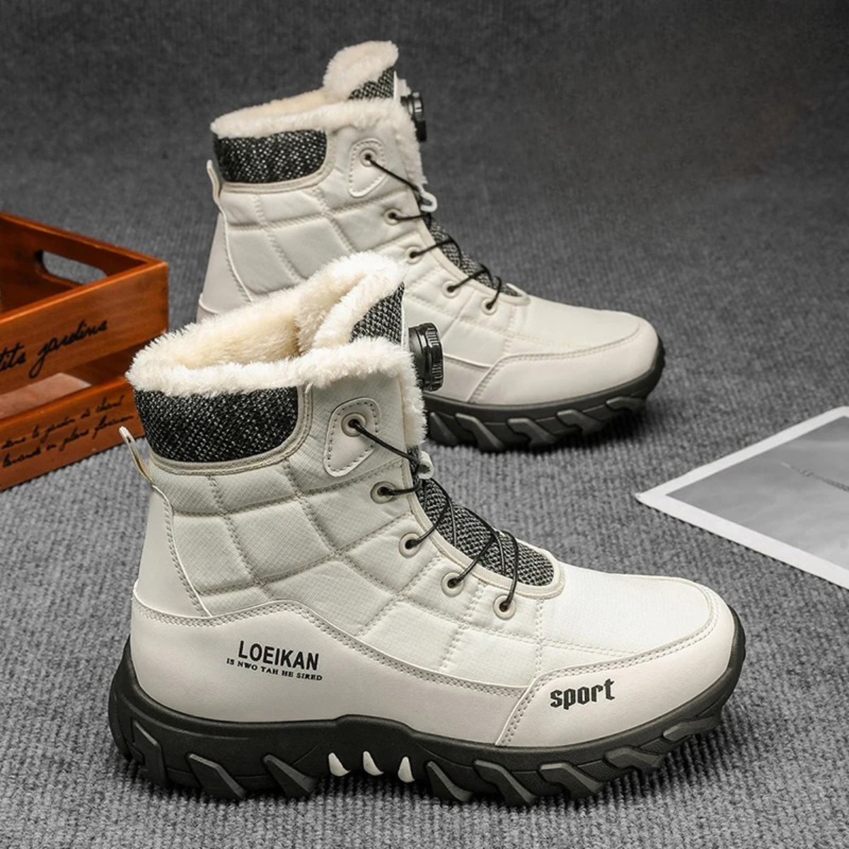 Warm Insulated Men's Winter Snow Boots