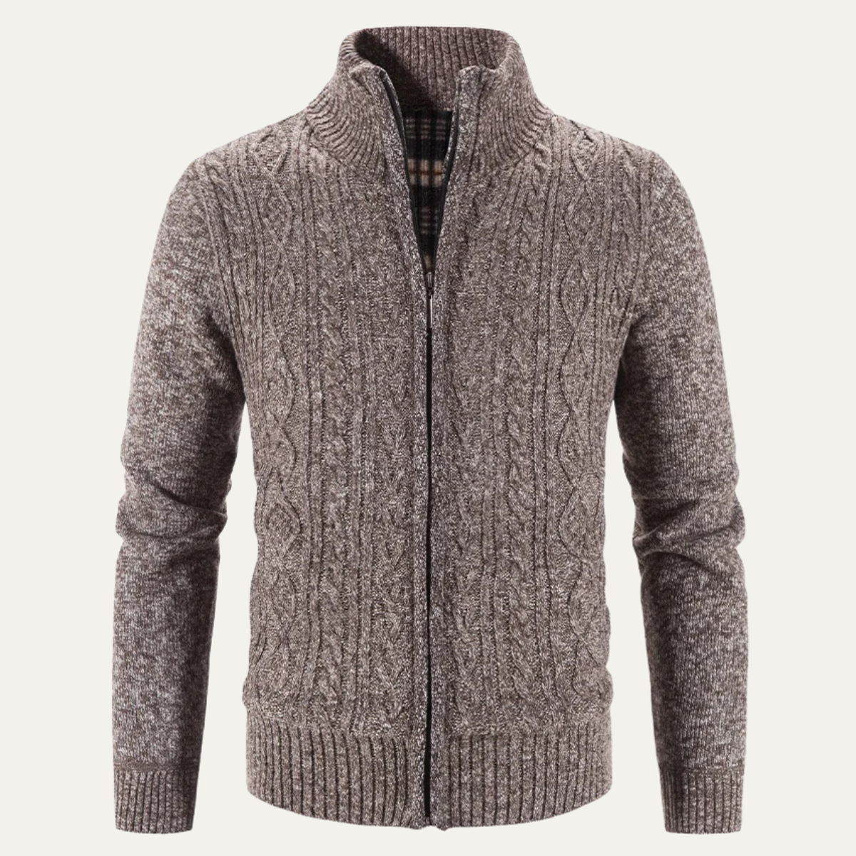 Cozy Men's Fleece Zipper Jacket