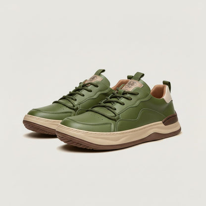 Comfortable Mens Orthopedic Leather Sneakers - Nocini