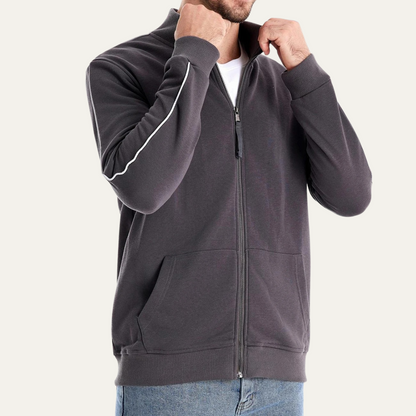 Men's Classic Zip Up Lightweight Windbreaker Jacket