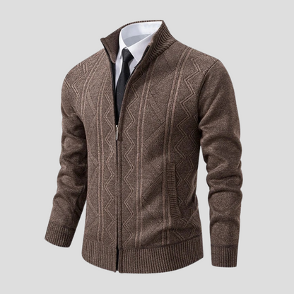 Cozy Mens Sweater Cardigan Layering Top - Olytrend