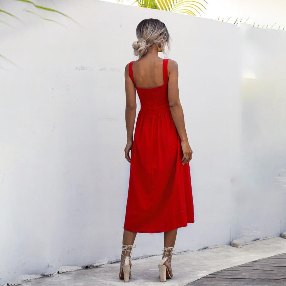 Lara - Chic Strapless Summer Dress