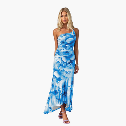 Chic Off Shoulder Floral Summer Dress