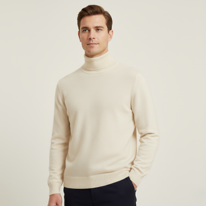 Premium Men's 100% Soft Cashmere Crew Sweater