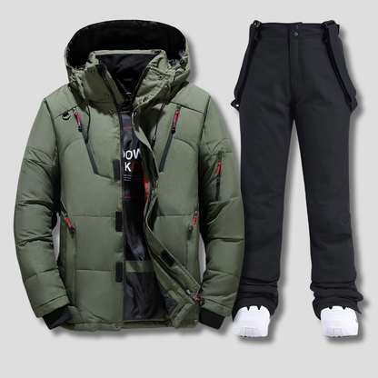 Waterproof Men's Snow Jacket Set