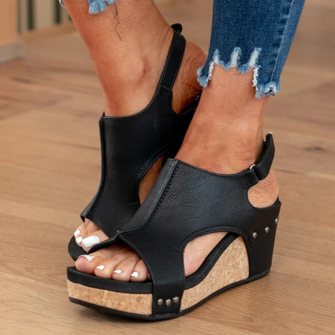 Luxury Suede High Heel Sandals