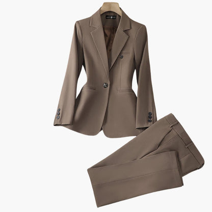 Classic Fit Women's Jacket with Notch Collar