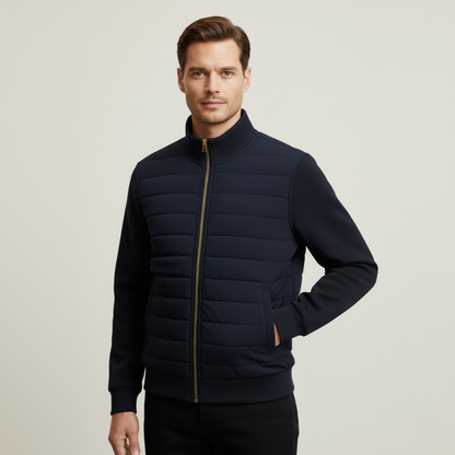 Relaxed Fit Bomber Jacket for Men