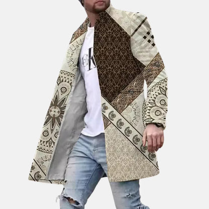 Urban Style Mens Coat - Relaxed Fit Jacket - Olytrend