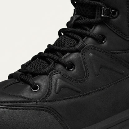 Rugged Outdoor Men's Insulated Waterproof Snow Boots