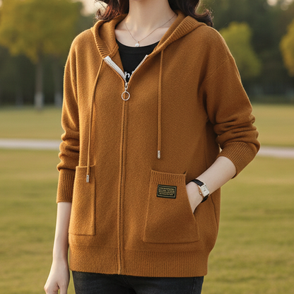 Warm Wool Pullover Hooded Jacket
