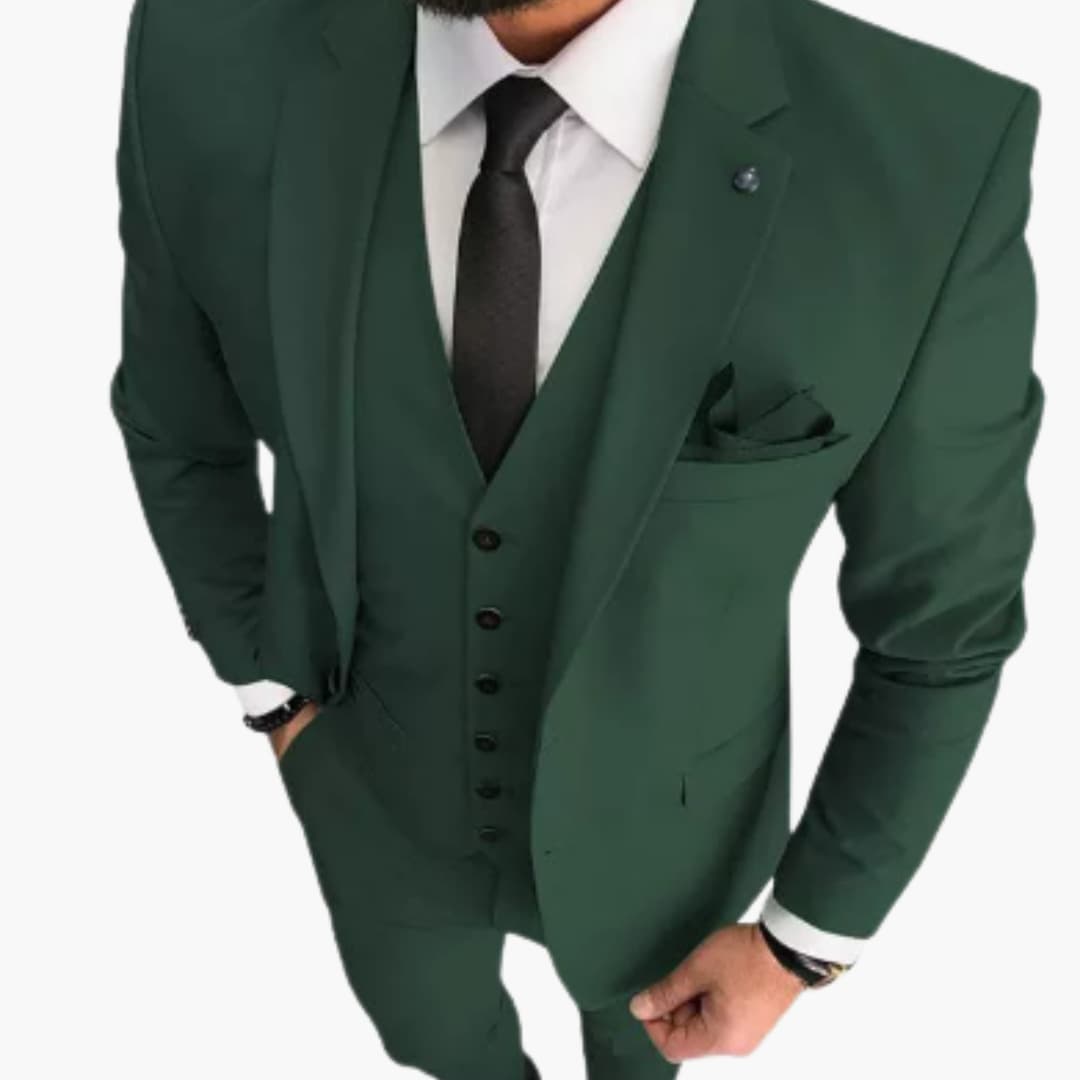 Classic 3-Piece Wedding Suit for Men
