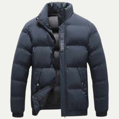 Insulated Men's Puffer Parka - Thick Warm Winter Coat