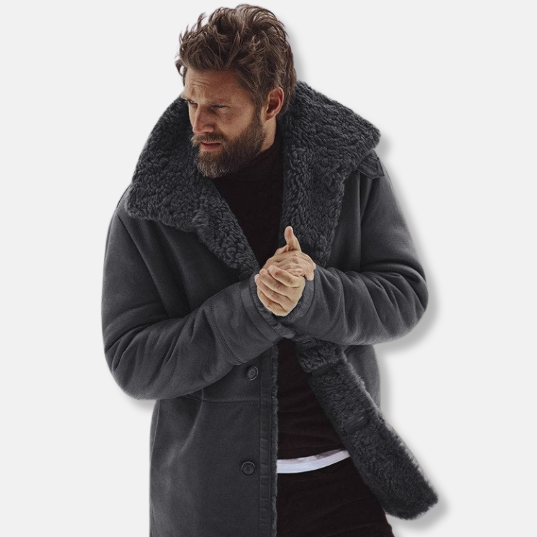 Casual Wool Mid Length Parka Coat