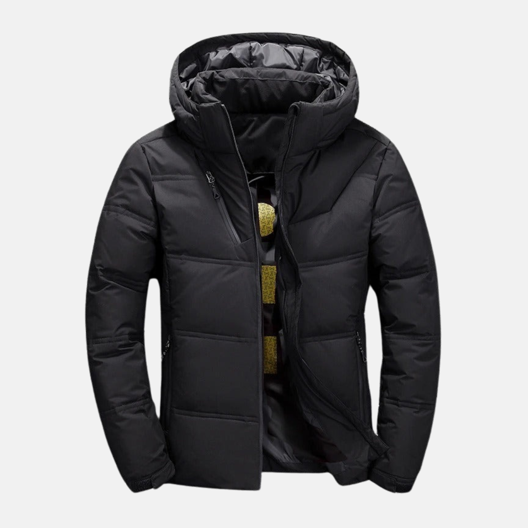 Warm Hooded Down Puffer Jacket