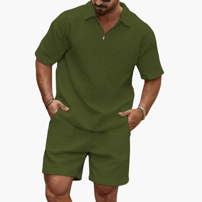 Men's Quilted Two-Piece Tracksuit
