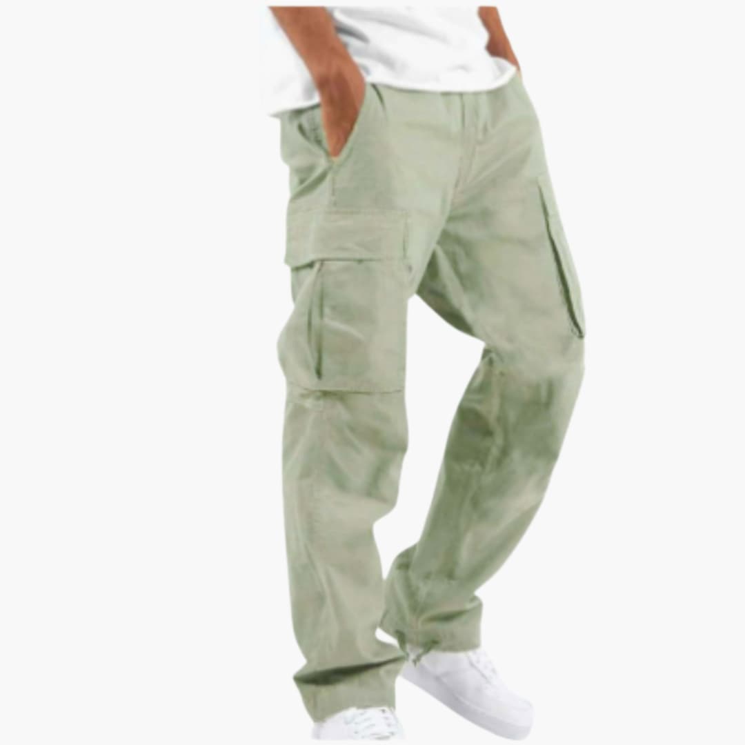 Relaxed Fit Cargo Pants with Big Pockets