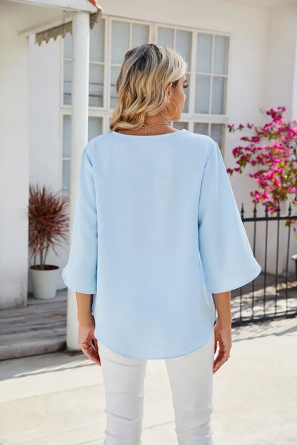 Women's Classic V Neck Shirt
