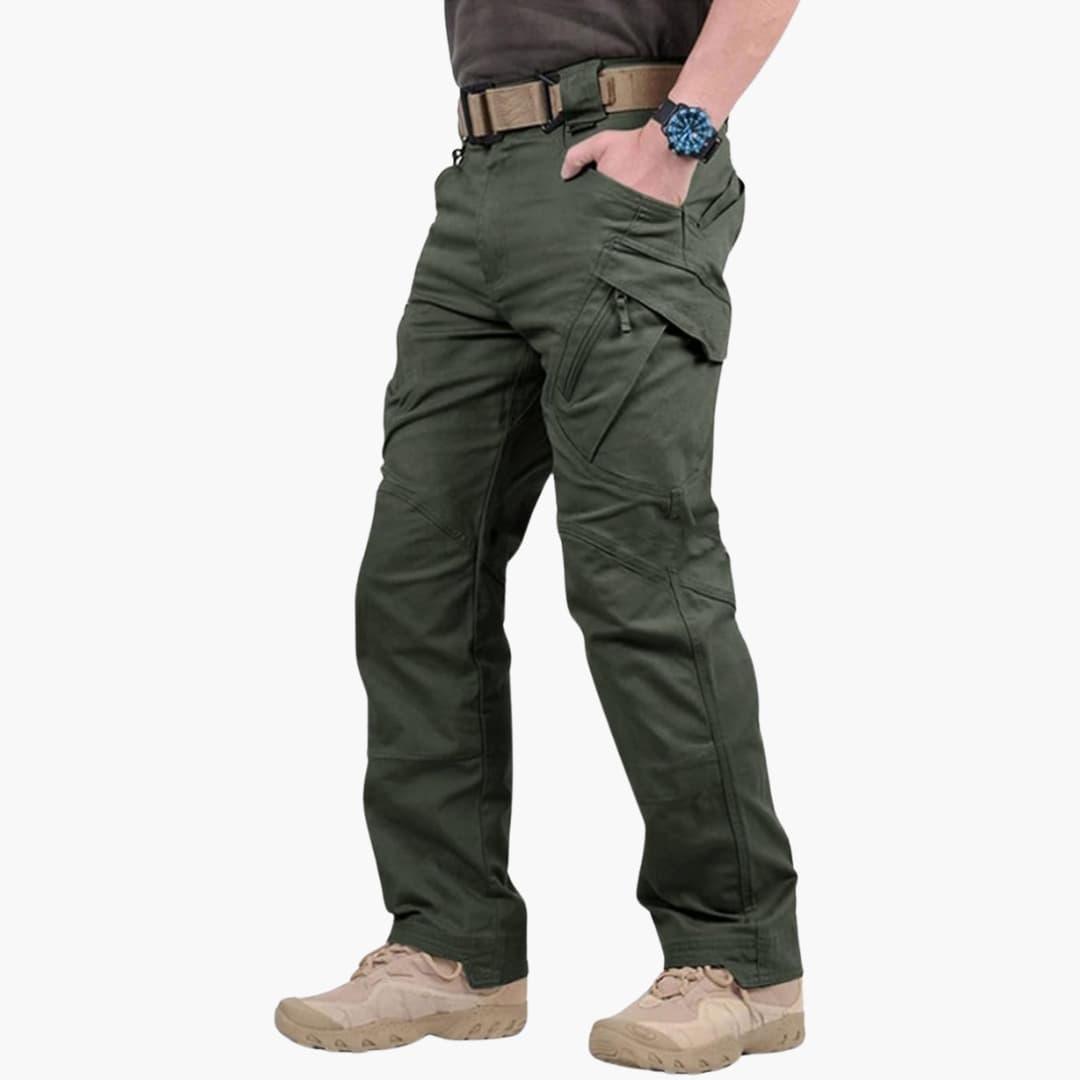 Practical Men's Work Pants with Zip Pockets
