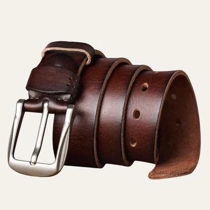 Genuine Leather Belt - Premium Quality Cowboy Style