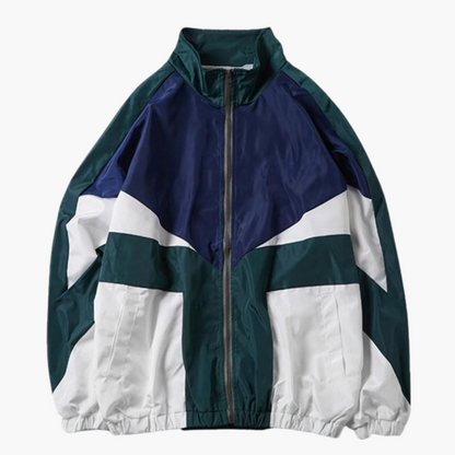 Men's Zip Up Colorblock Jacket