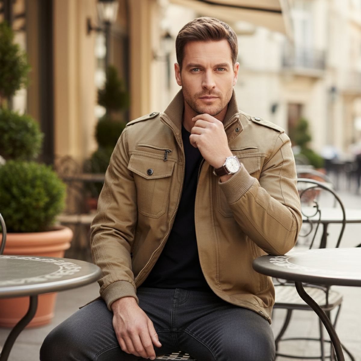 Thermal Insulated Men's Bomber Jacket