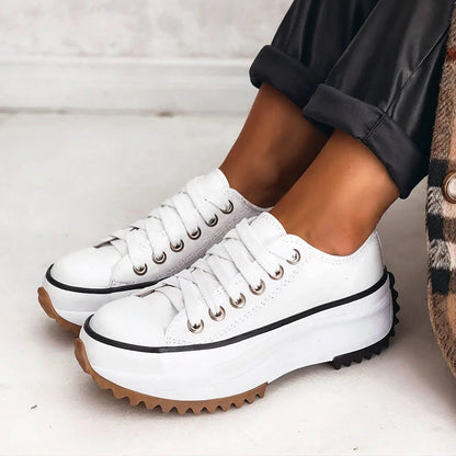 Elevated Lace Up Sneaker Boots