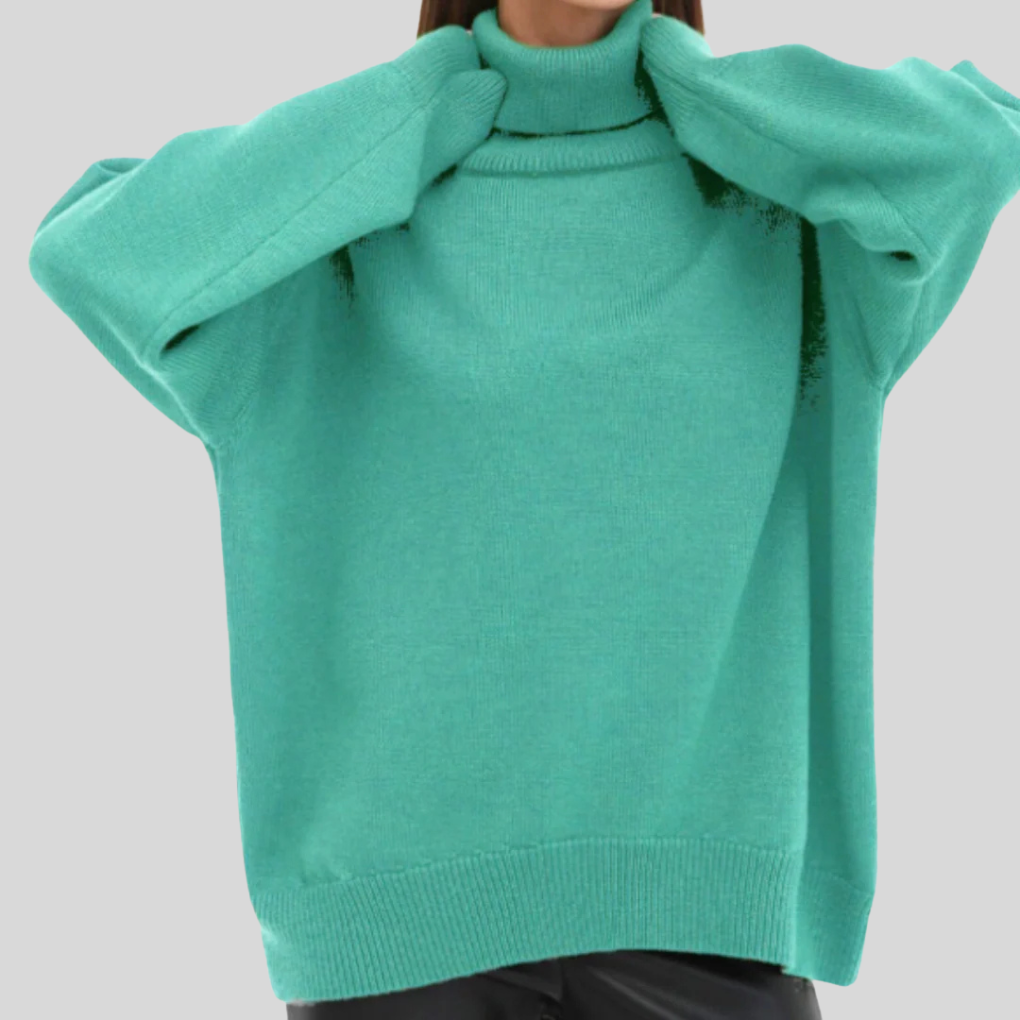 Warm Crew Neck Winter Sweater for Women