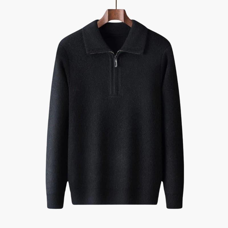 Women's Soft Knit Half-Zip Winter Sweater