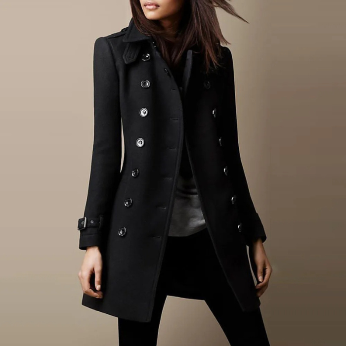 Classic Waterproof Ladies Long Coat