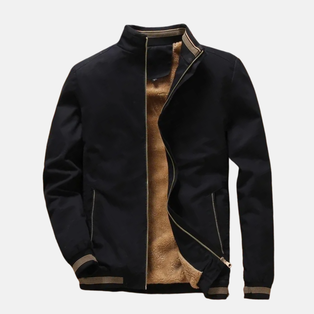 Casual Men's Zip Up Fleece Jacket