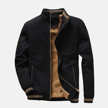 Casual Men's Zip Up Fleece Jacket