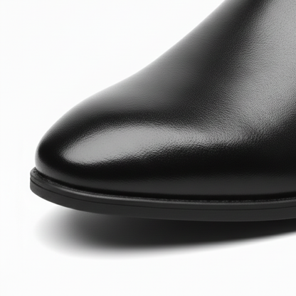 Classic Men's Leather Dress Ankle Boots