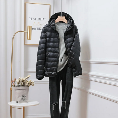 Warm Women's Padded Parka Coat