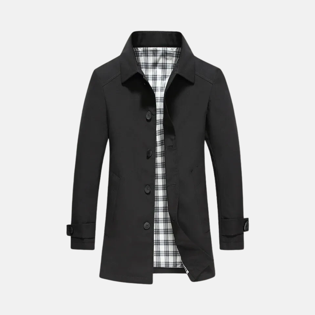 Mario Classic Fit Blazer | Plaid Lined, Pocket Jacket