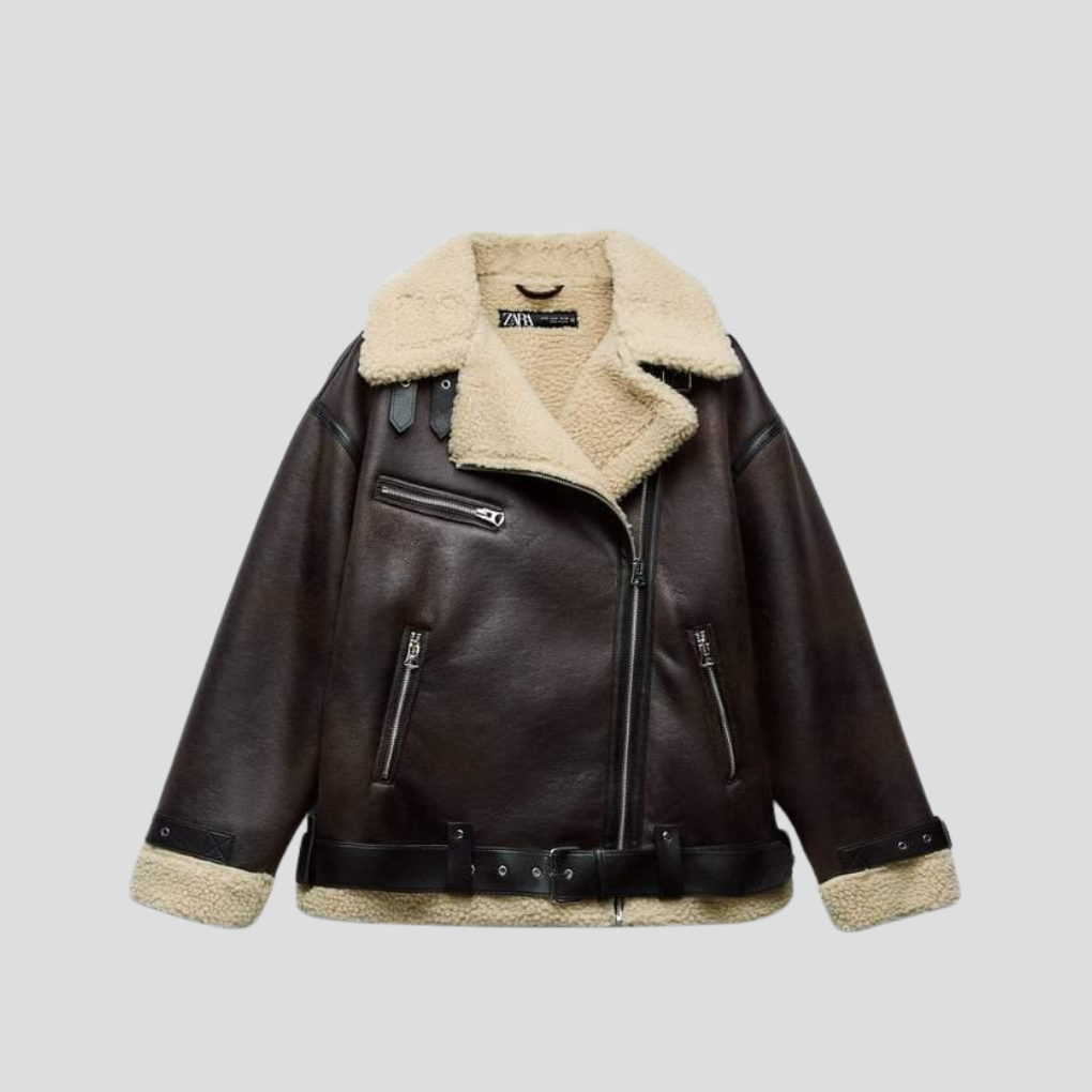 Luxury Vegan Leather Blazer Jacket - Olytrend
