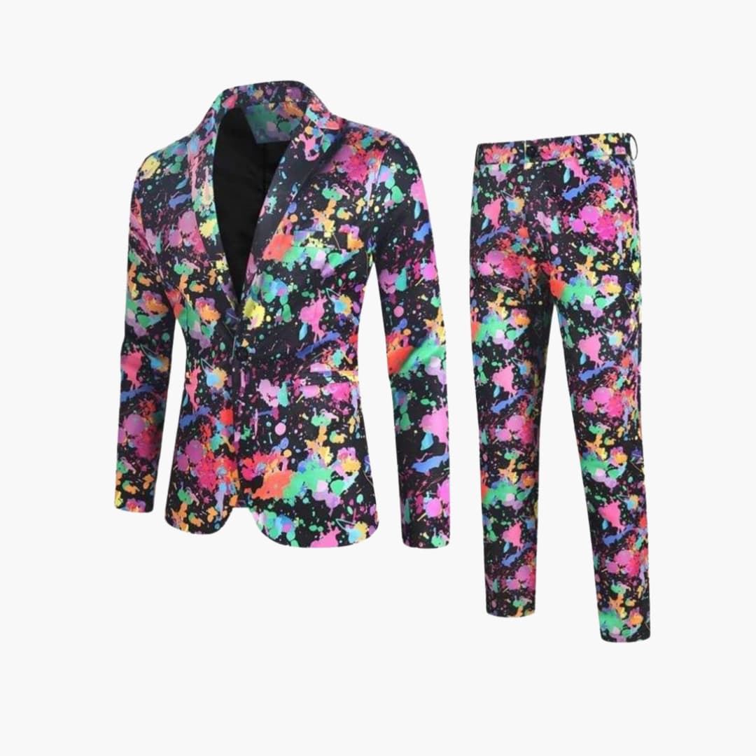 Colorful Fit Mens Suit - Stylish Design - Olytrend