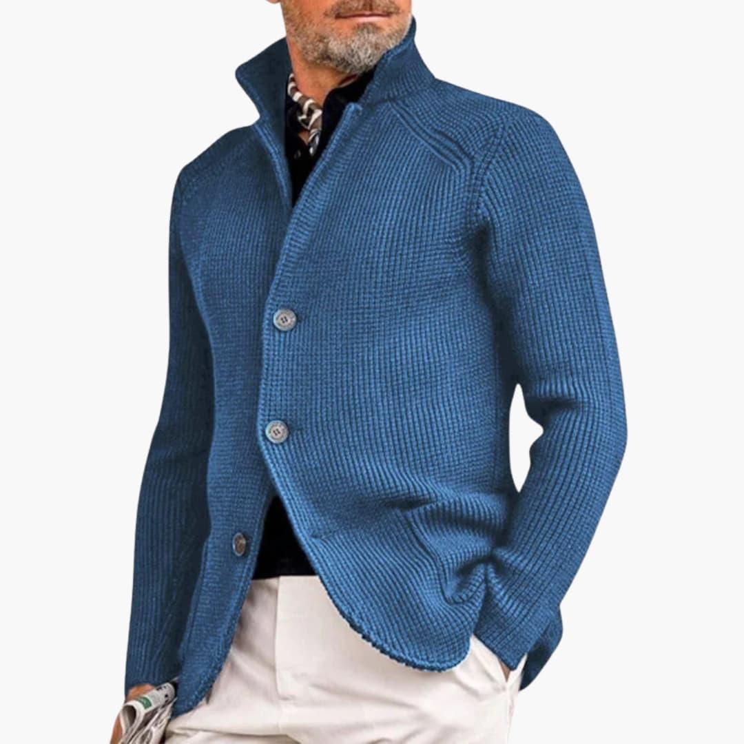 Personalized Mens Cardigan - Classic Cozy Design