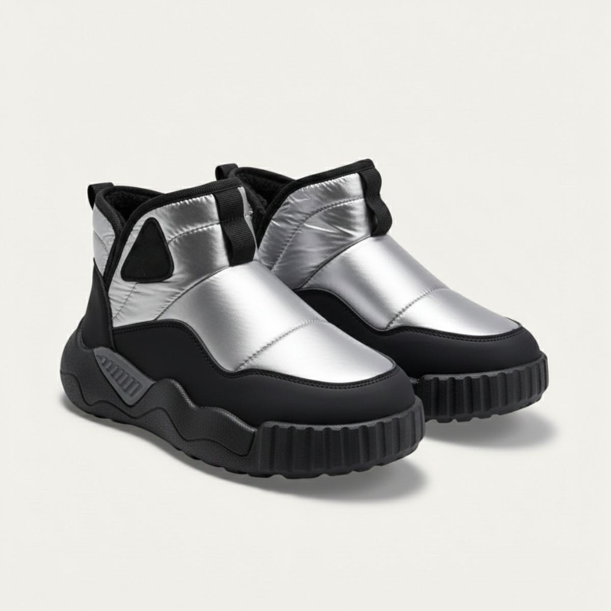 Warm Waterproof Men's Snow Boots with Good Grip