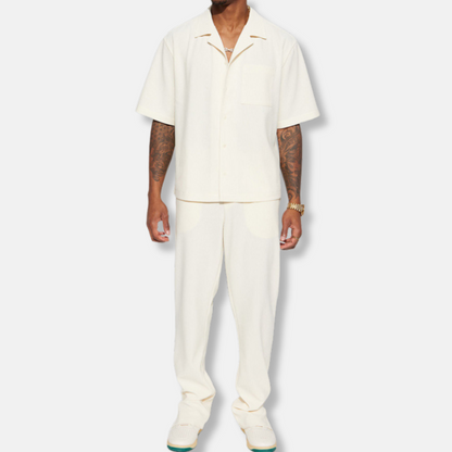 Casual Mens Shirt and Pants Set