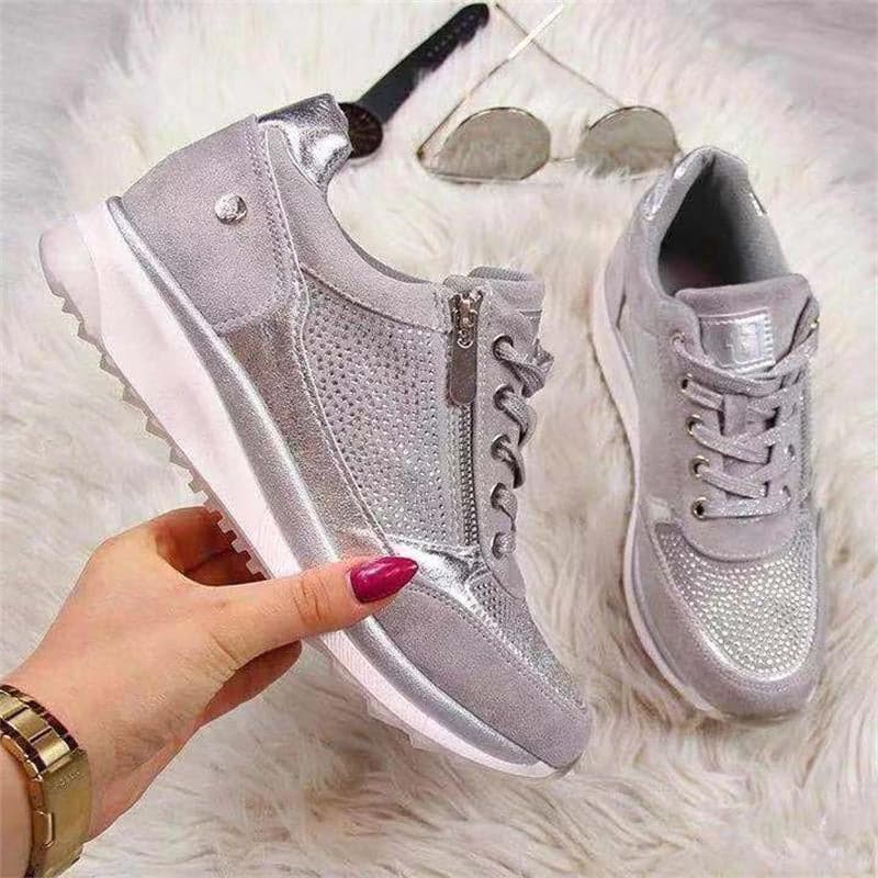 Women's Casual Lace Up Sneakers