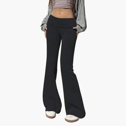 Women's Wide Leg Knitted Pants - Soft & Fashionable