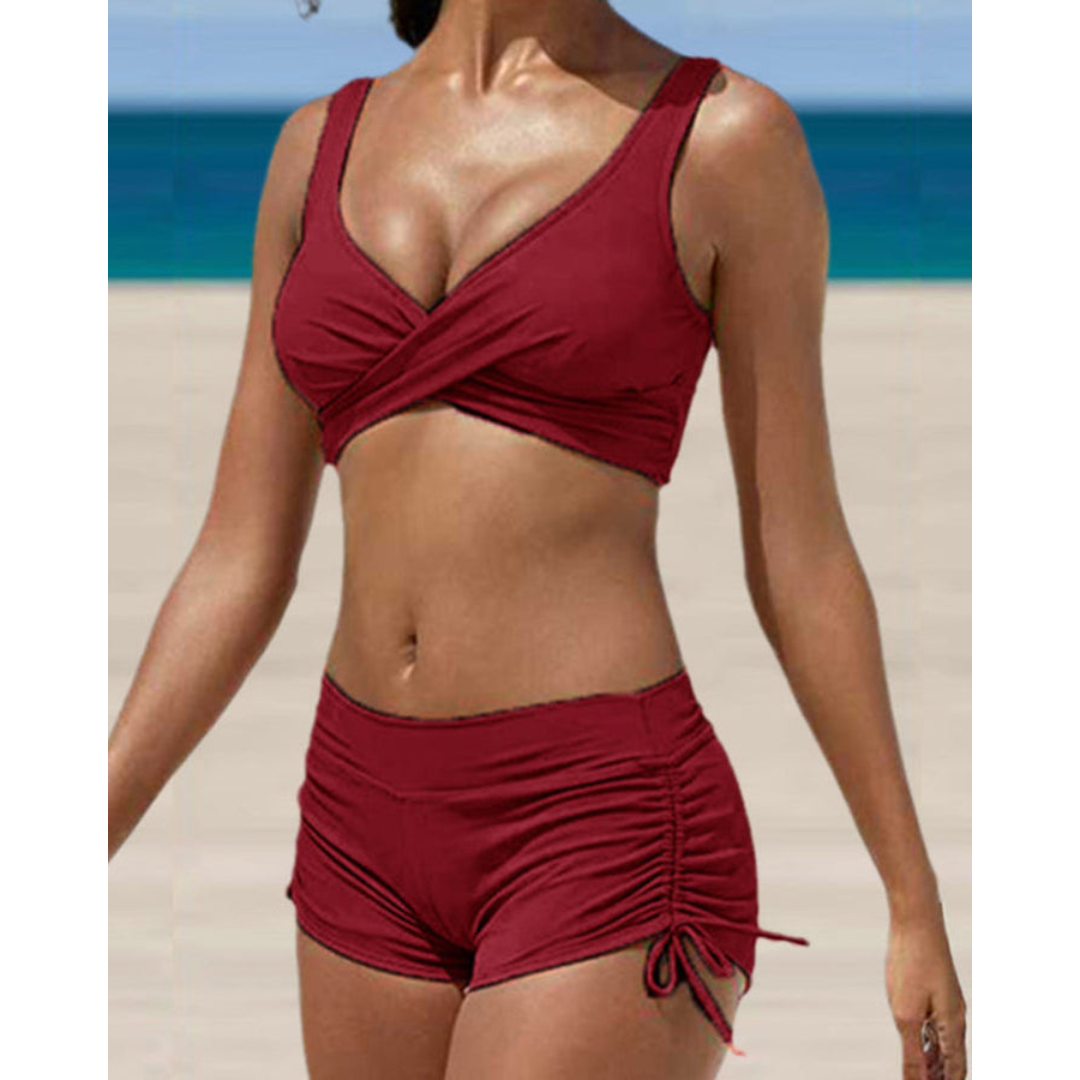 Women's Comfortable Two Piece Swimsuit Flattering Fit