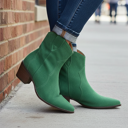Luxury Suede Cowboy Boots