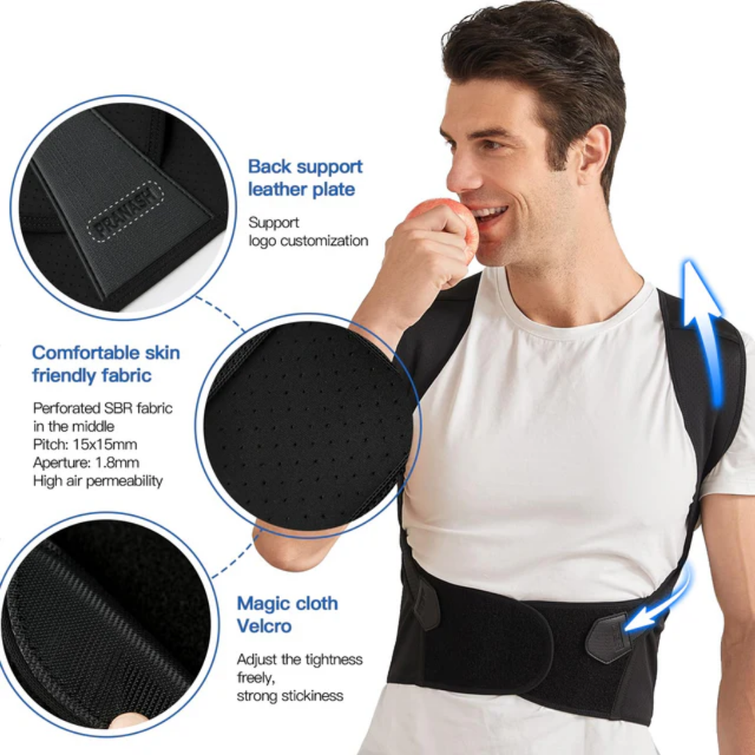 Adjustable Comfort Posture Support Brace