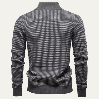 Cozy Mens Thermal Half Zip Sweater